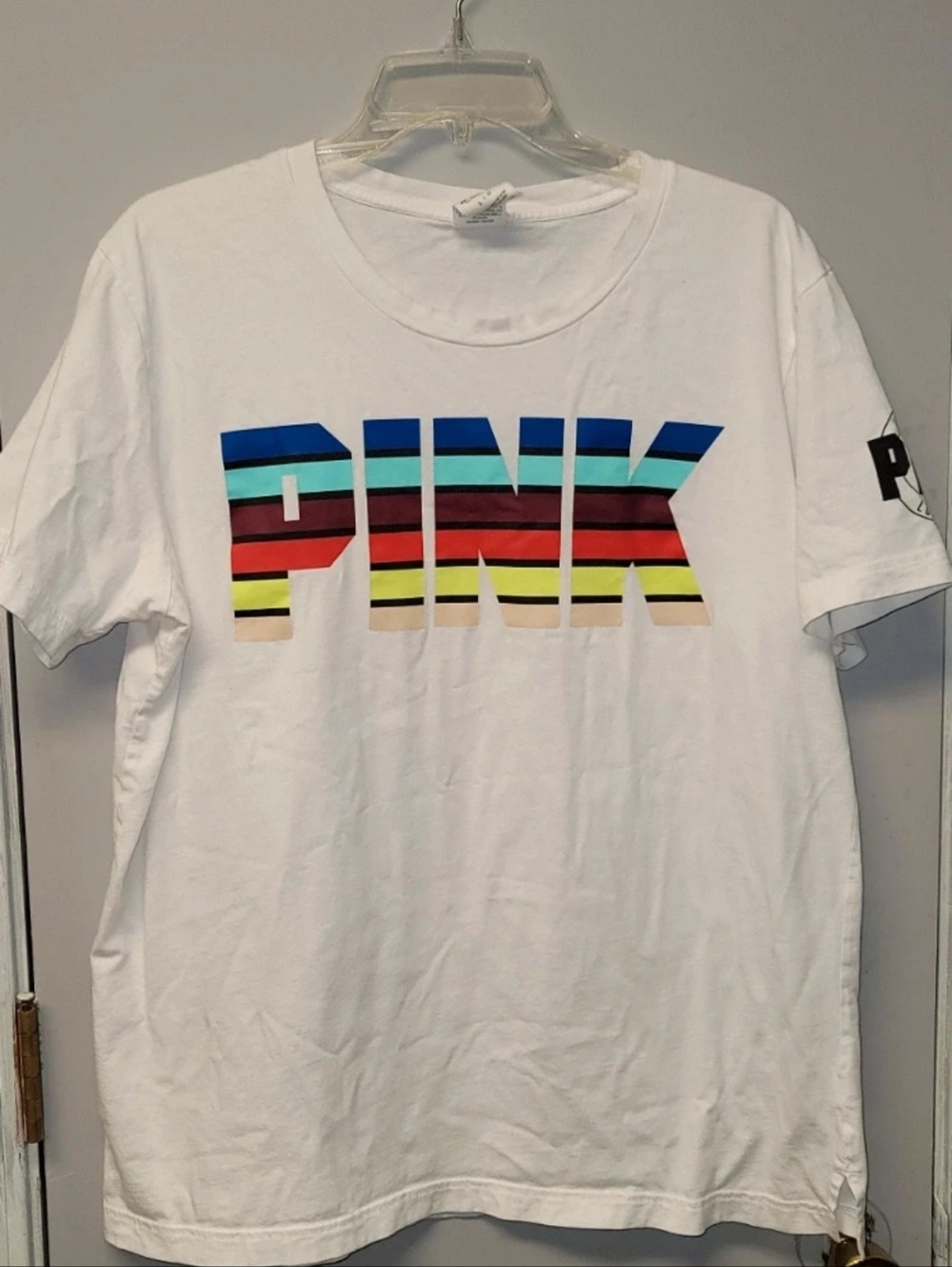Large Pink Rainbow Tee Shirt